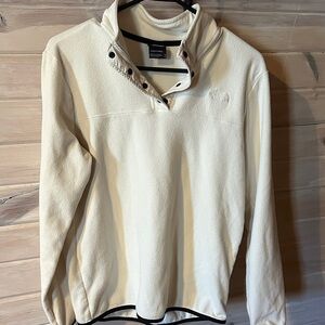 North Face women’s  Cream fleece